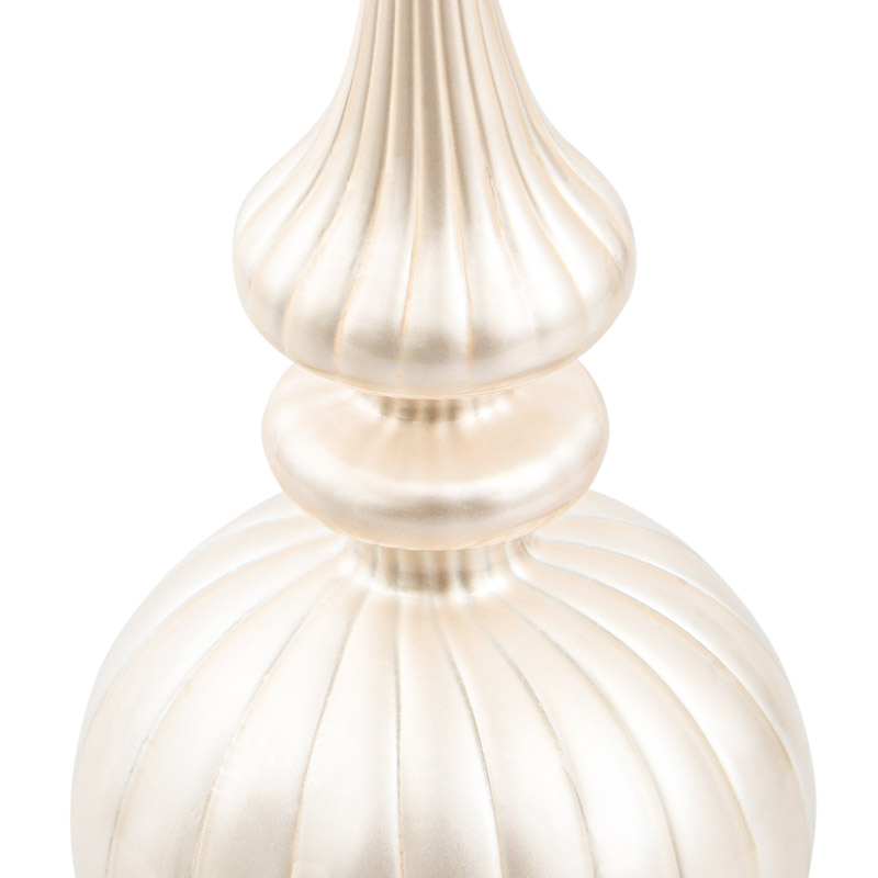 Cimier en verre blanc