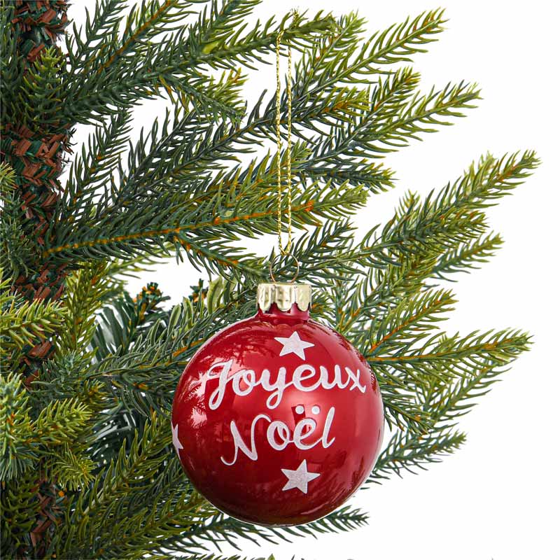 Boule de Noël en verre