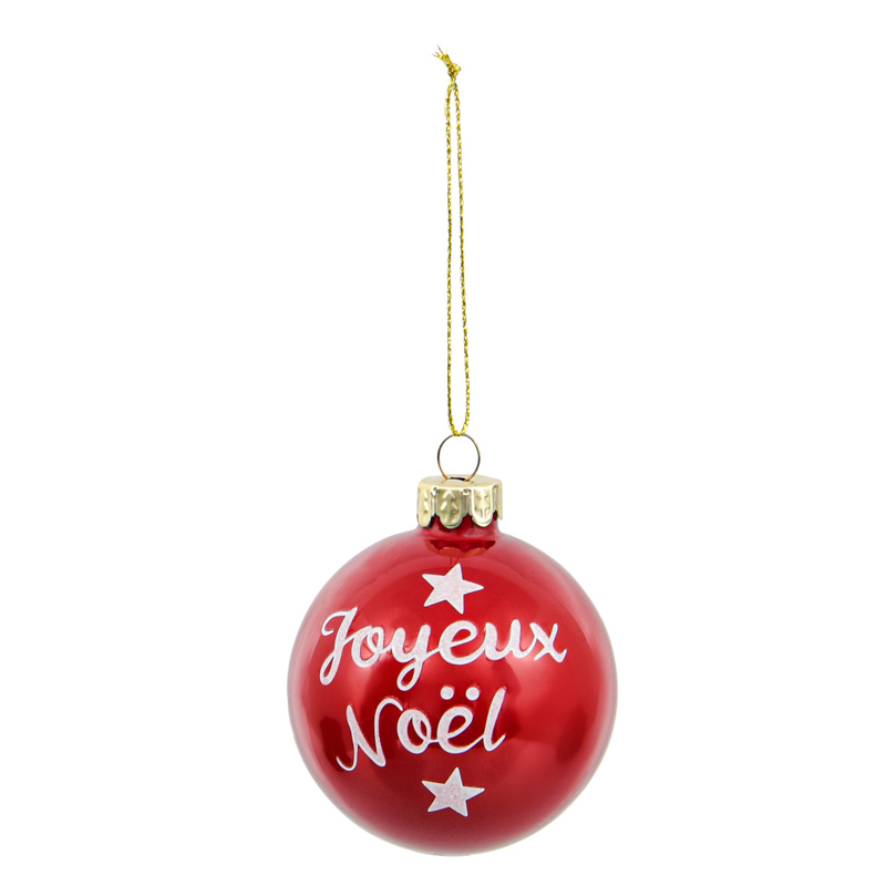 Boule de Noël en verre
