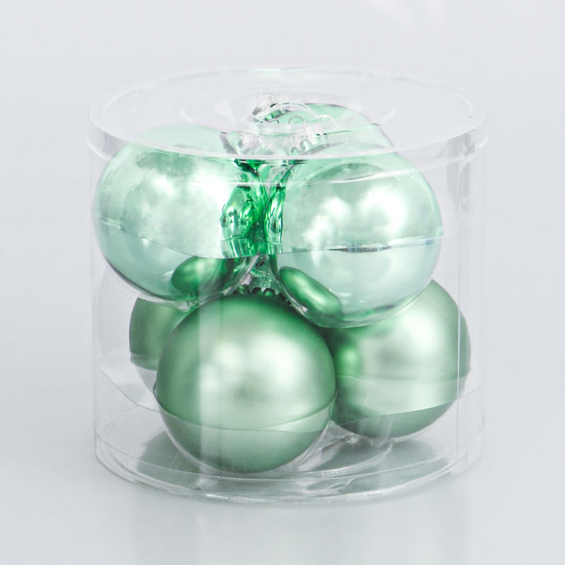Lot de 6 boules vert 