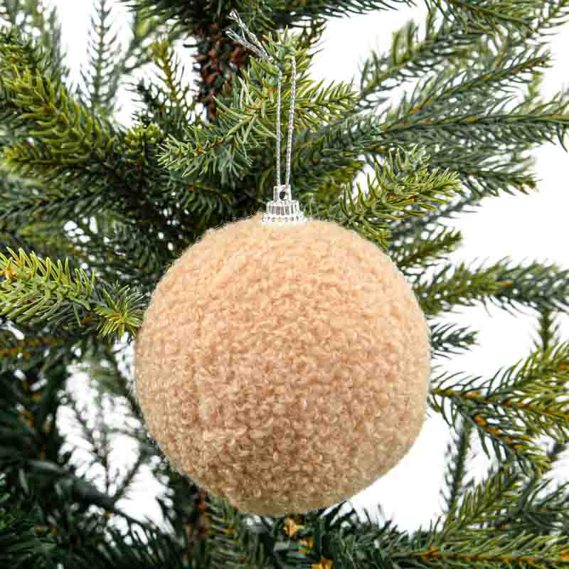 Boule bouclettes beige