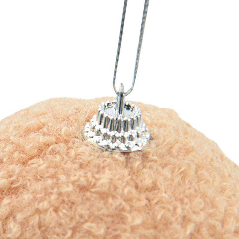 Boule bouclettes beige