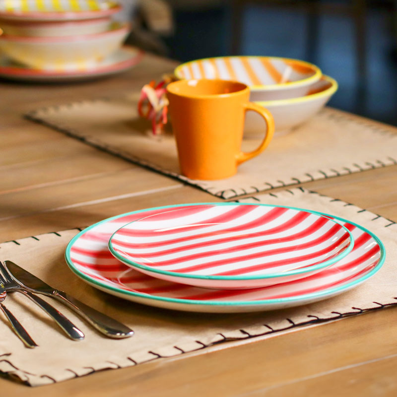 Assiette plate 'Parasol' 