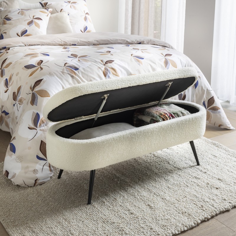 Banc coffre 'Medina' blanc