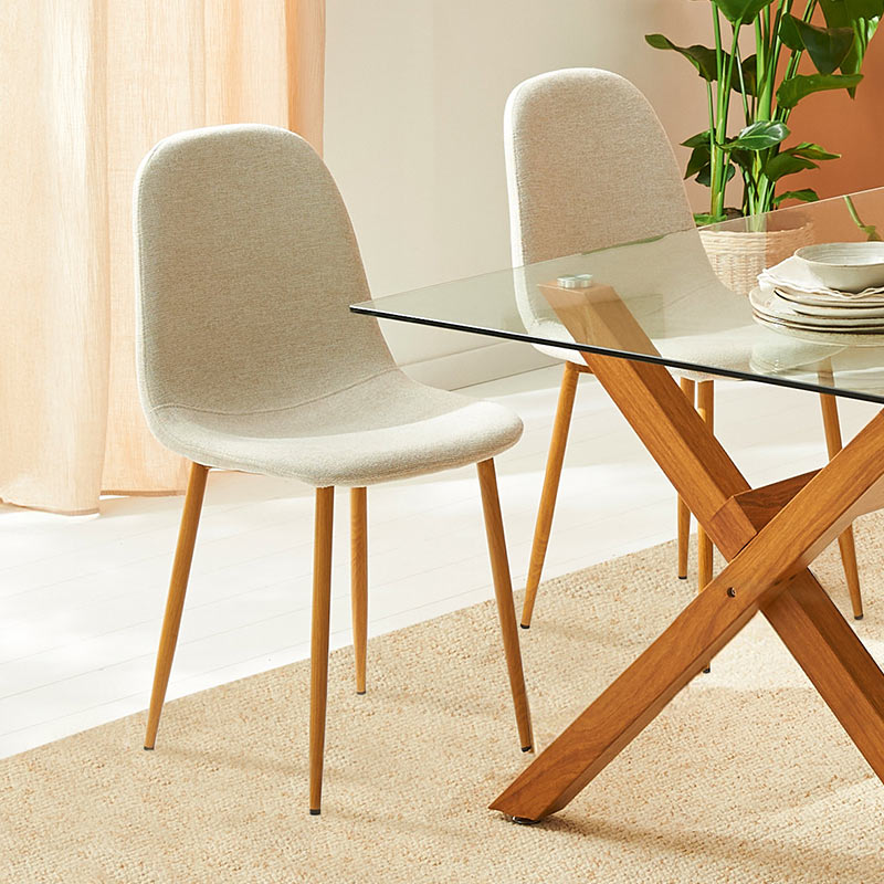 Chaise 'Adélie' beige