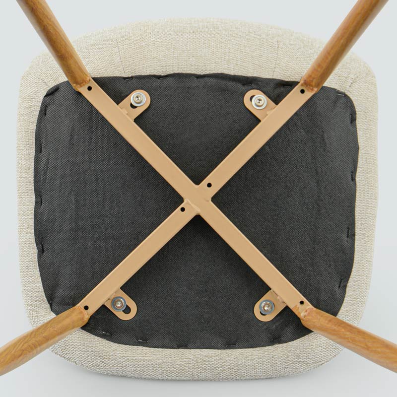 Chaise 'Adélie' beige