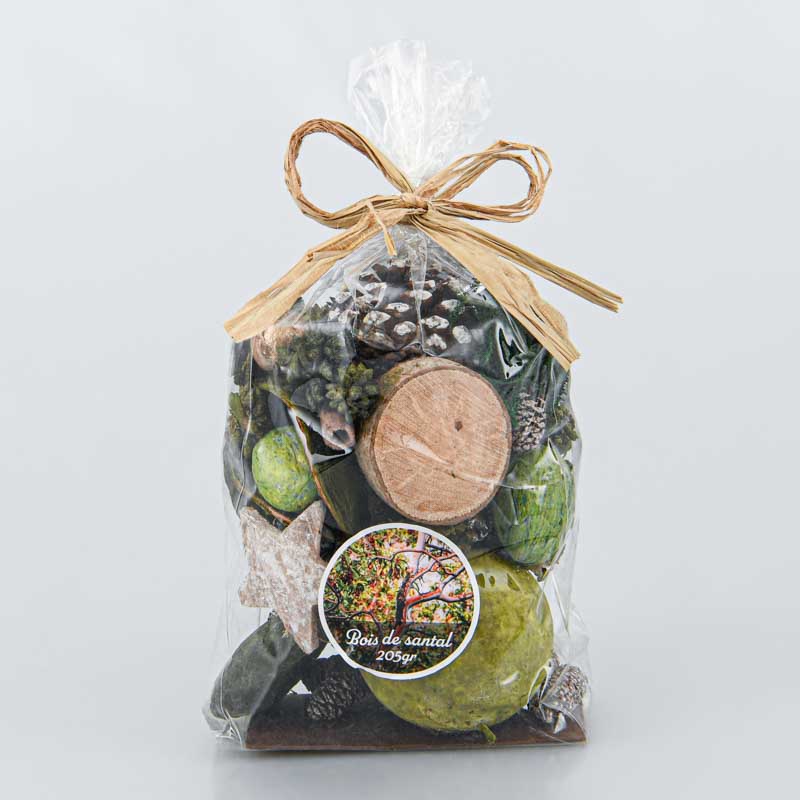 Pot pourri senteur bois de santal +/- 205gr