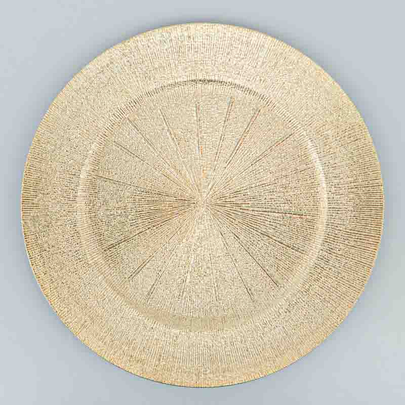 Sous-assiette 'Majestic' dorée