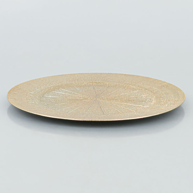 Sous-assiette 'Majestic' dorée