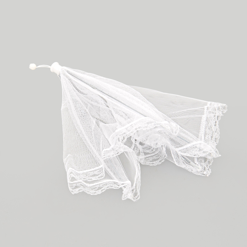 Cloche alimentaire pliable blanche