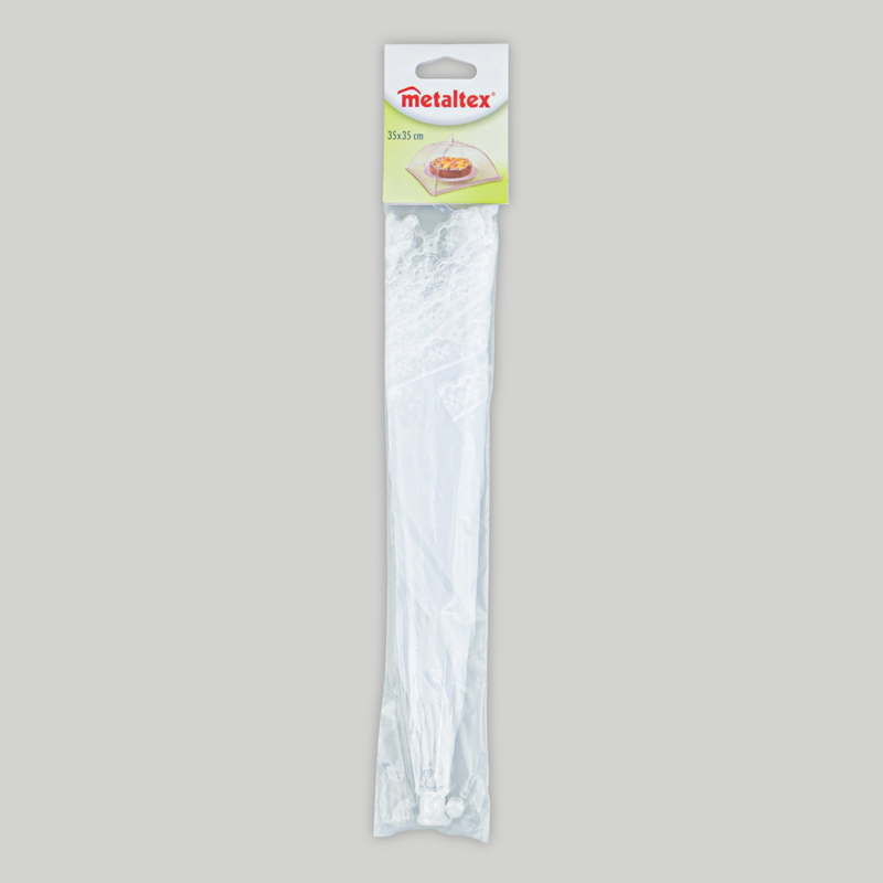 Cloche alimentaire pliable blanche