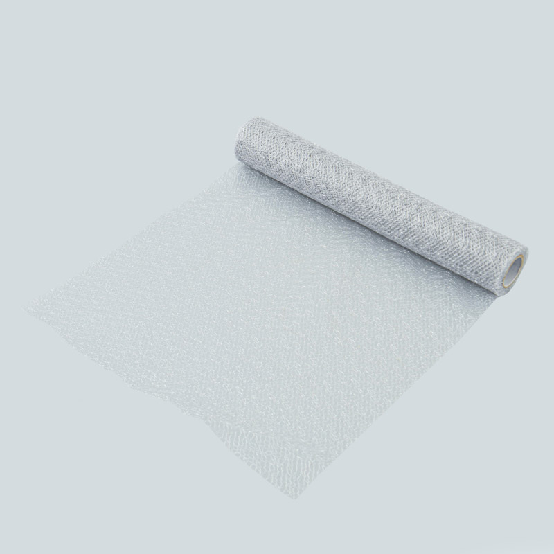 Chemin de table 'réveillon' argenté