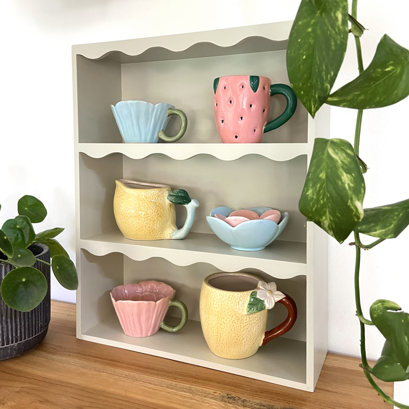 Mug fraise rose 