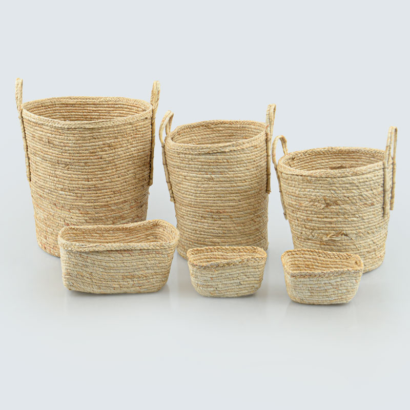 Panier de rangement écru 'Bali'
