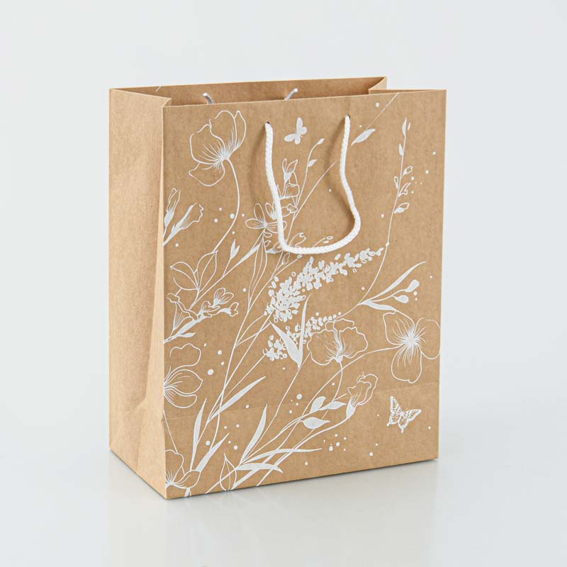 Sac cadeaux fleuri