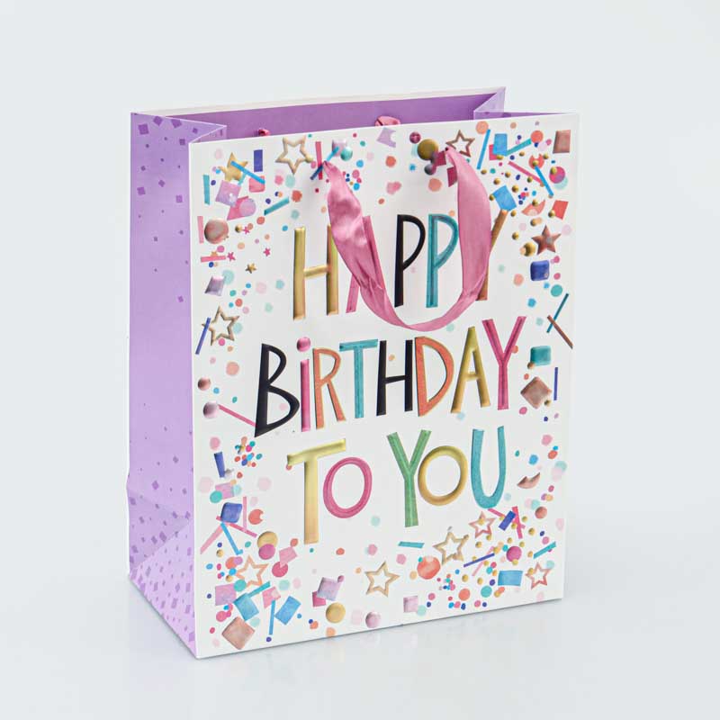 Sac cadeaux 'Happy Birthday'