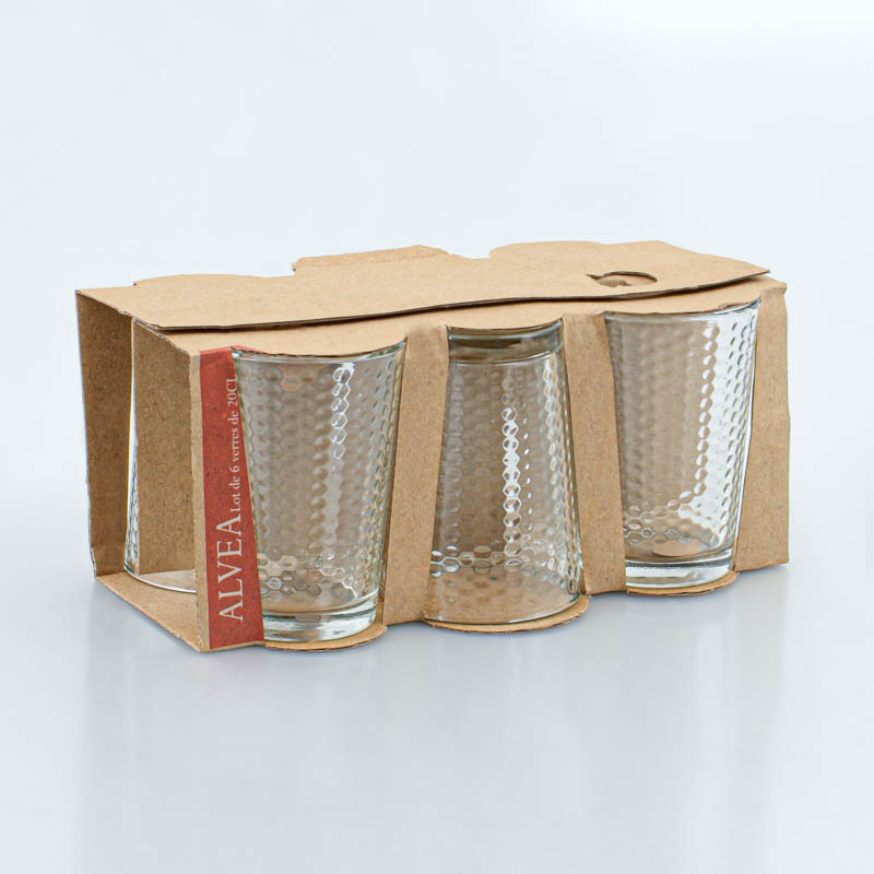 Lot de 6 verres 'Alvea' 20cl