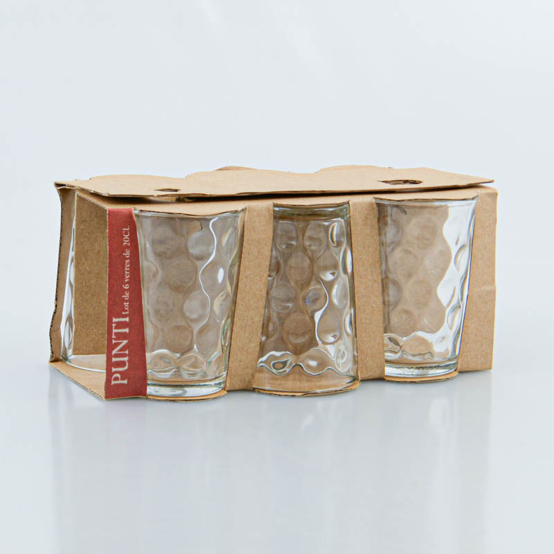 6 verres 'Punti'