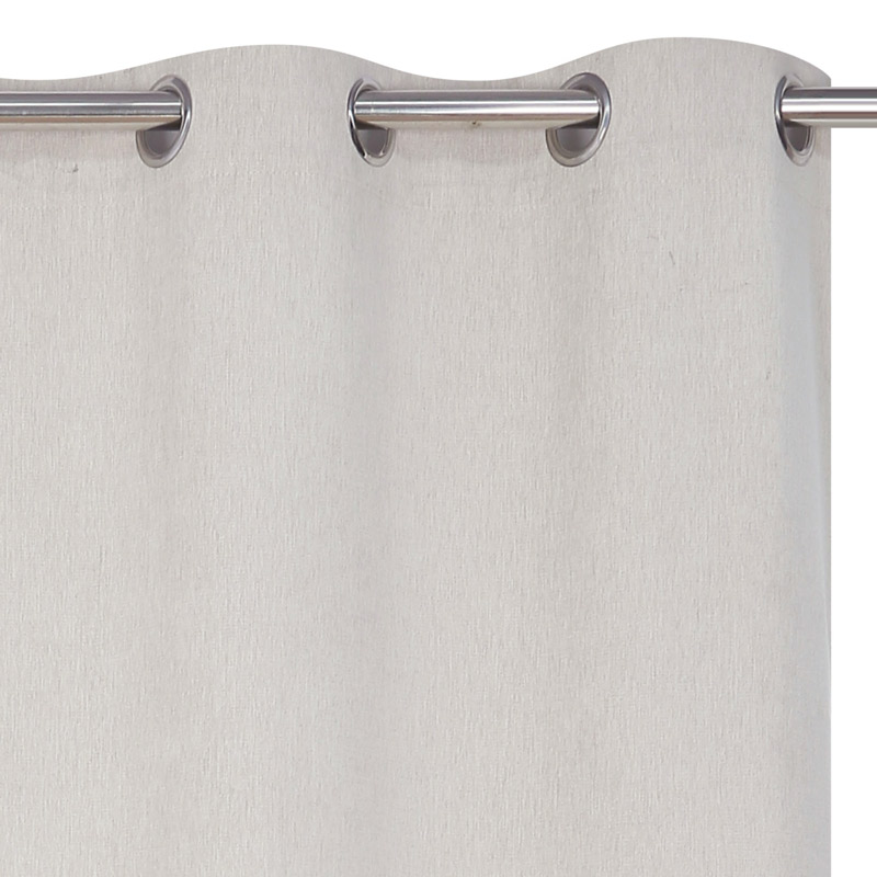 Rideau occultant 'Mathilda' effet lin taupe
