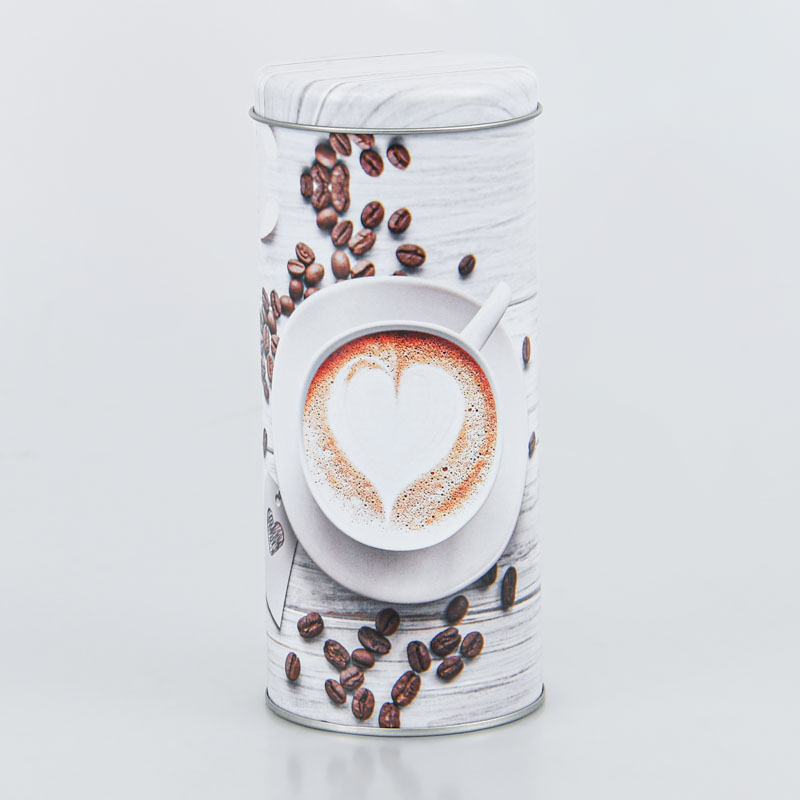 Boîte ronde 'White coffee'