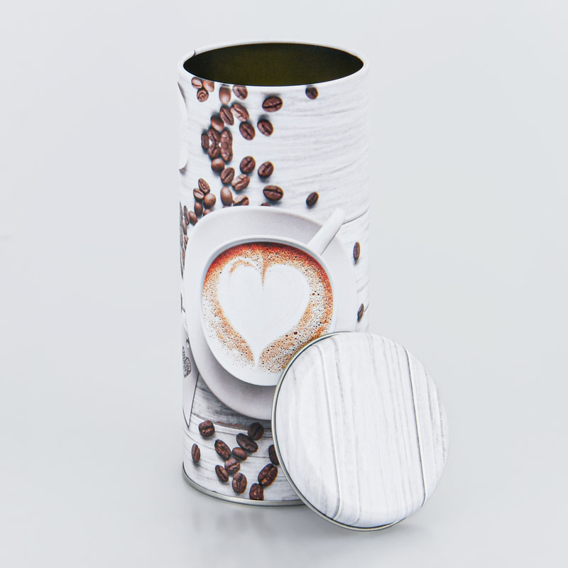 Boîte ronde 'White coffee'