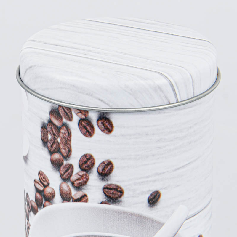 Boîte ronde 'White coffee'