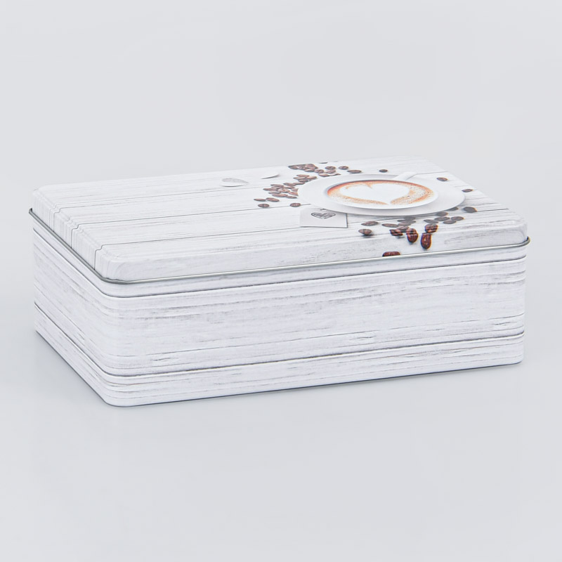 Boite rectangulaire 'White coffee'