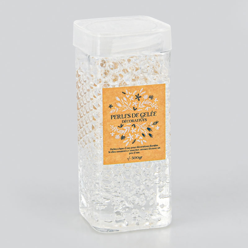 Perles de gelée transparent
