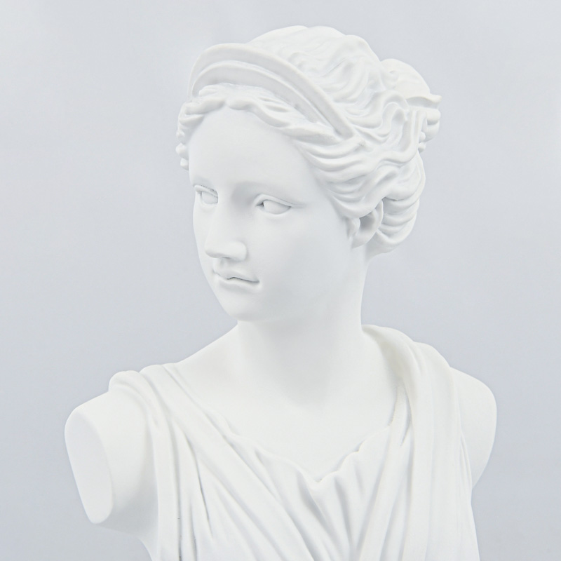 Buste antique décoratif crème