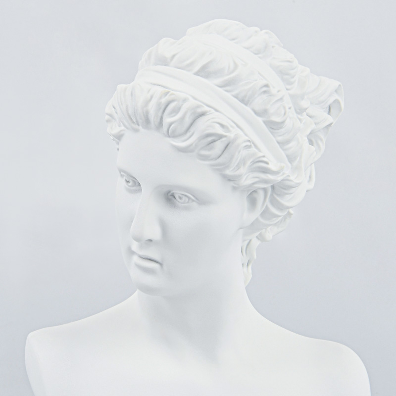 Buste antique décoratif crème