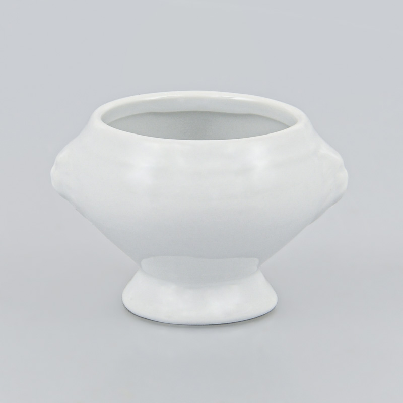 Mini bol tête de lion blanc