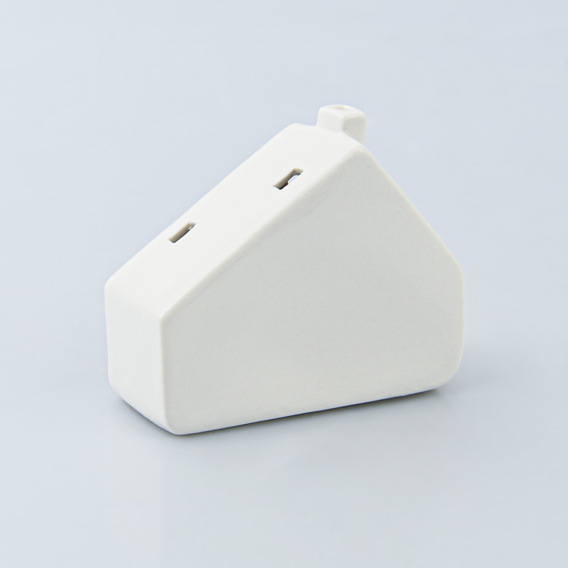 Maisonnette lumineuse en céramique blanche