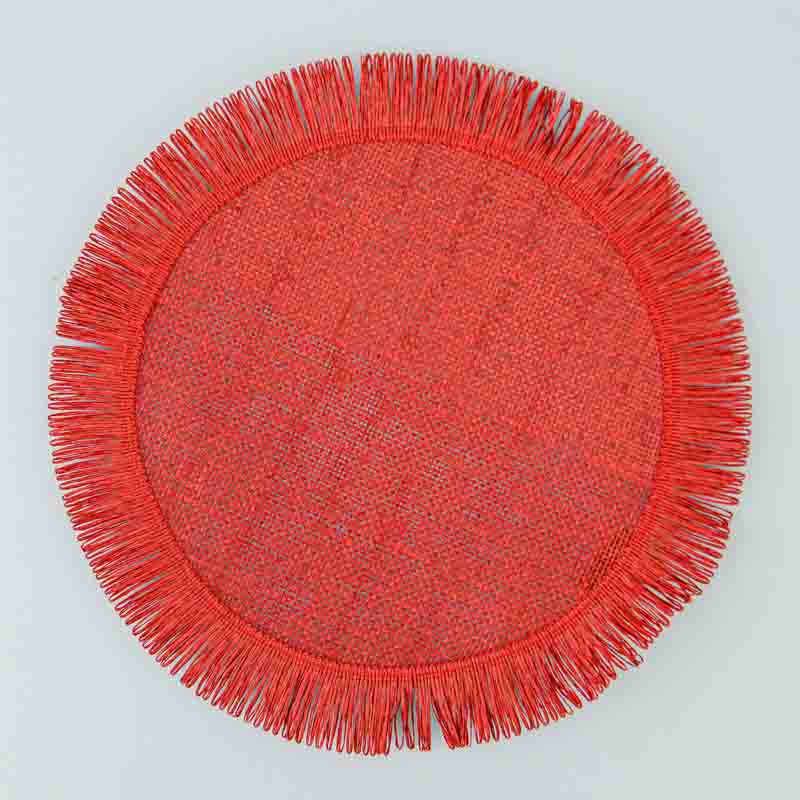 Set de table 'Franges' rouge