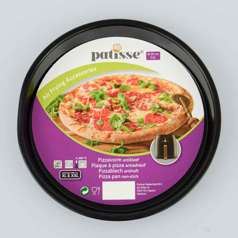 Plaque à pizza pour 'Air Fryer' noire
