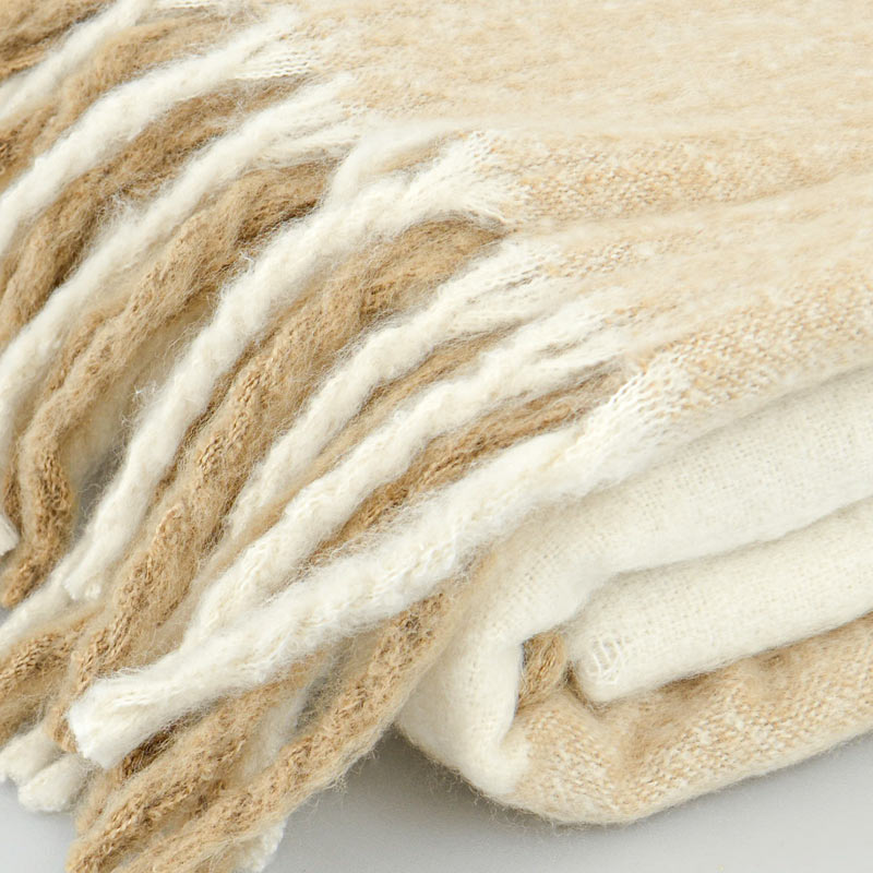 Plaid 'Vancouver' beige et écru 750G