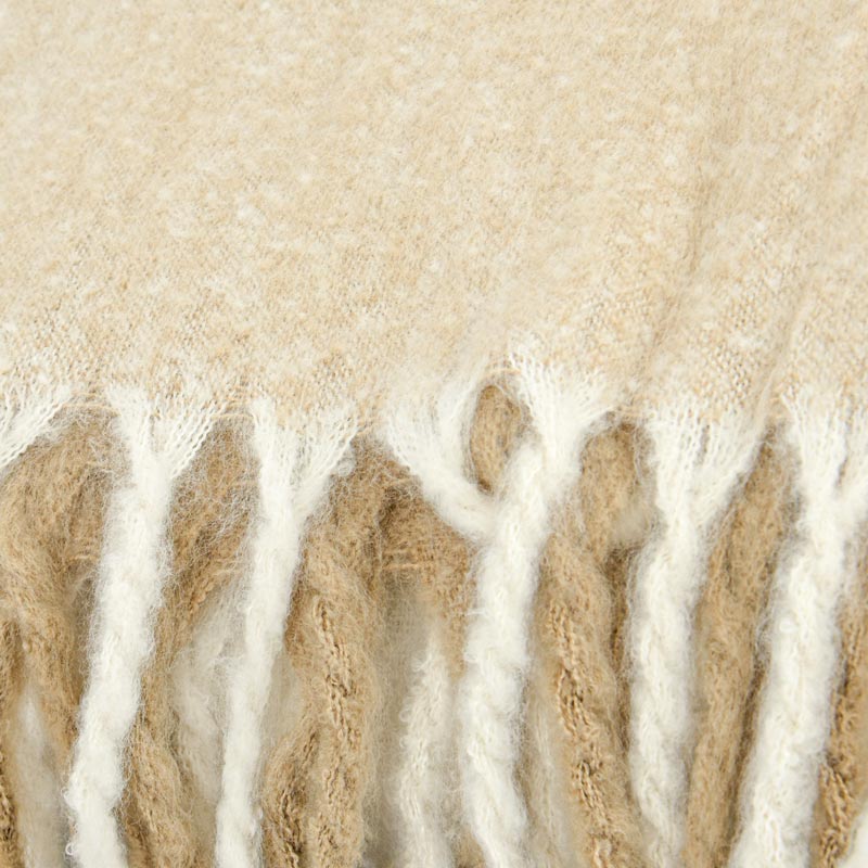 Plaid 'Vancouver' beige et écru 750G