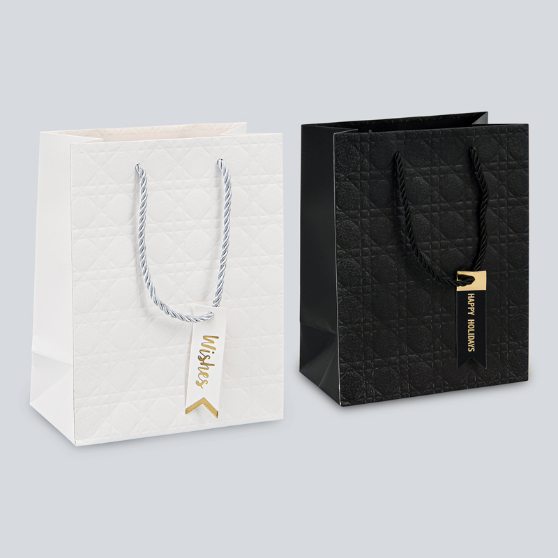 Sac cadeaux motif losange