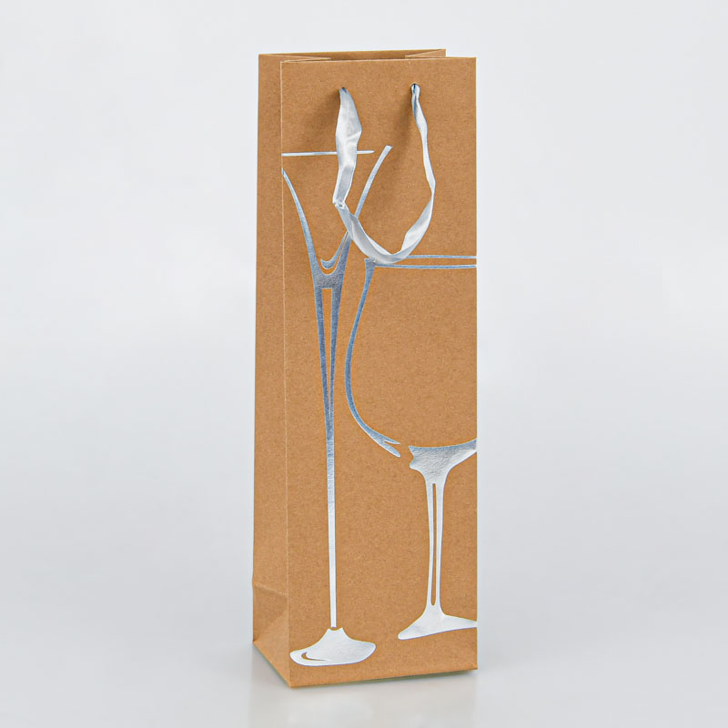 Sac cadeaux pour bouteille 