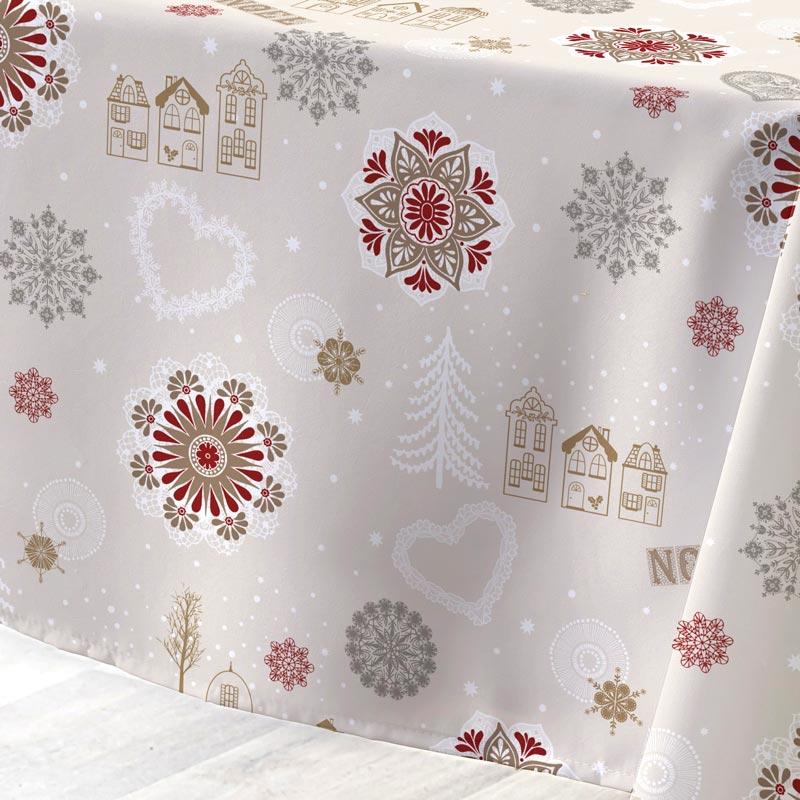 Nappe déperlante imprimée 'Riquewihr' 