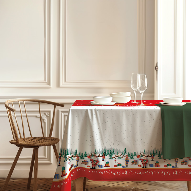 Nappe déperlante imprimée 'Christmas Eve' 