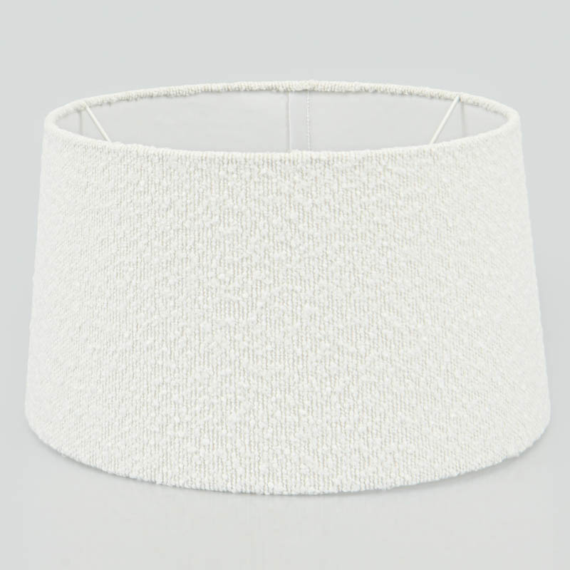 Abat-jour bouclettes blanc