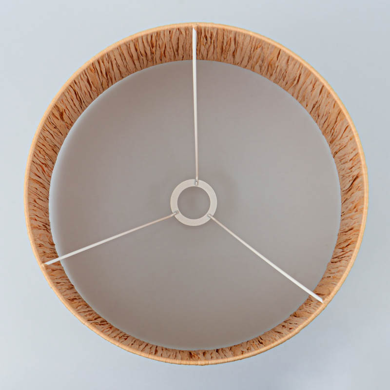 Abat-jour 'Rafia' beige