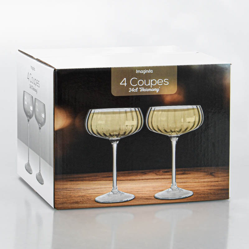 4 coupes 'Harmony' de 24cl