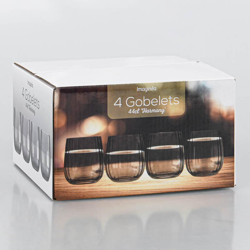 Lot de 4 verres 'Harmony' 44cl