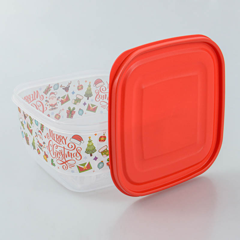 Lot de 3 boîtes alimentaires Noël 'Trendy'