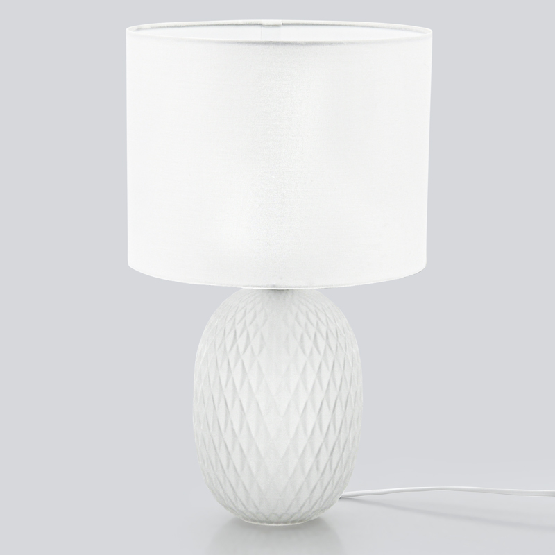 Lampe à poser 'Ivana' blanc