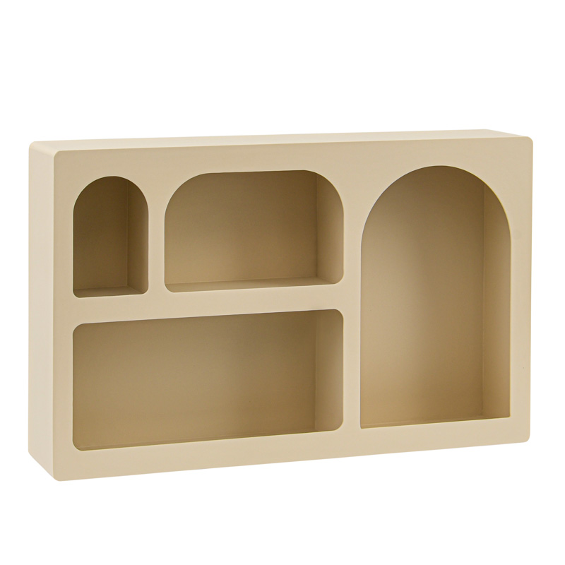 Étagère murale taupe