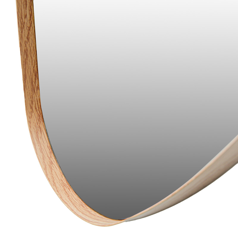 Miroir forme organique en aluminium 
