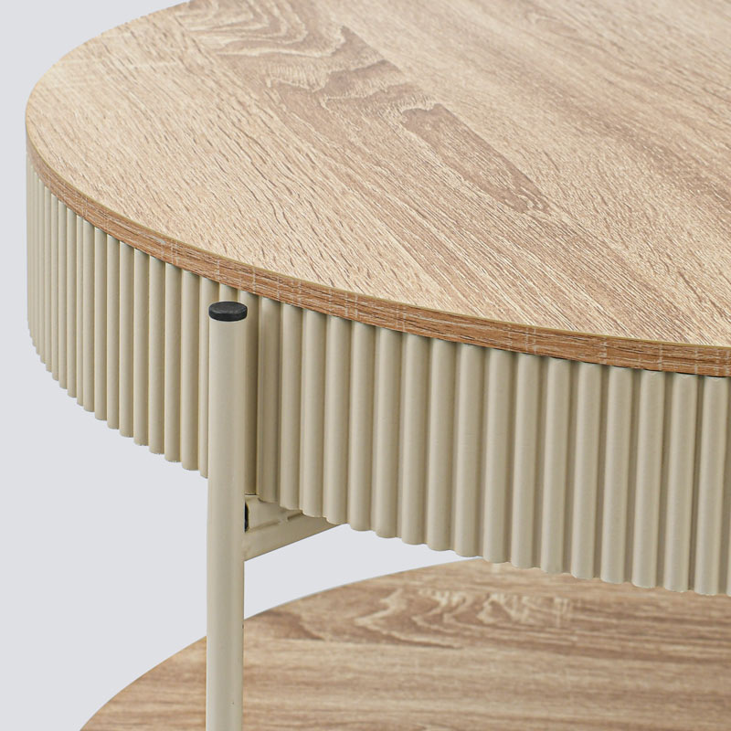 Table d'appoint 'Vilma' beige