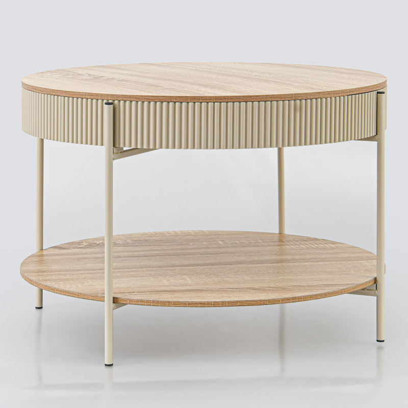 Table d'appoint 'Vilma' beige